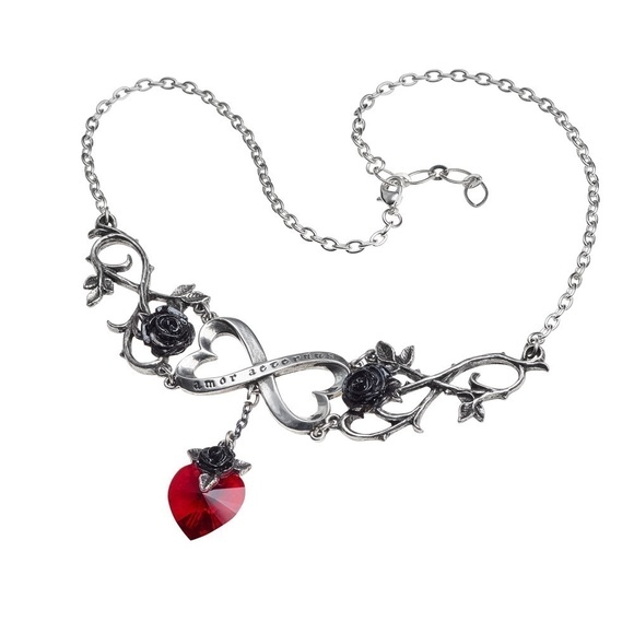 New! Alchemy Of England (Alchemy Gothic) Infinite Love Necklace - Picture 3 of 4